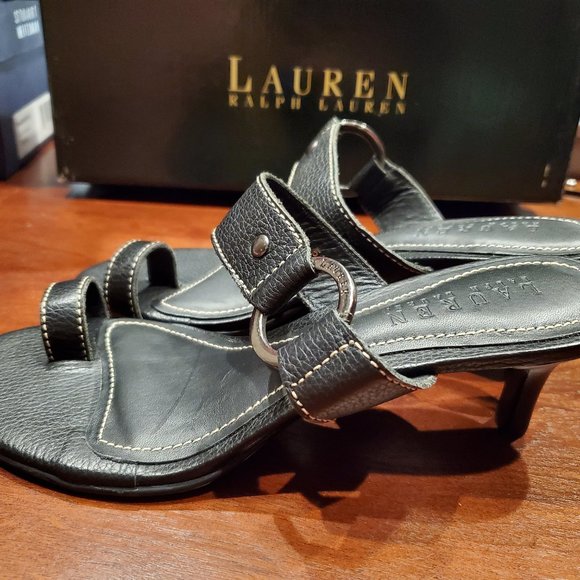 Ralph Lauren Toe Ring Sandals/Slides NWT - Picture 1 of 7